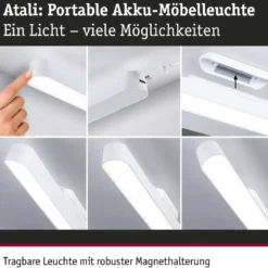 Paulmann 92268 LED Mobile Möbelaufbauleuchte Atali 4000K dimmbar Weiß