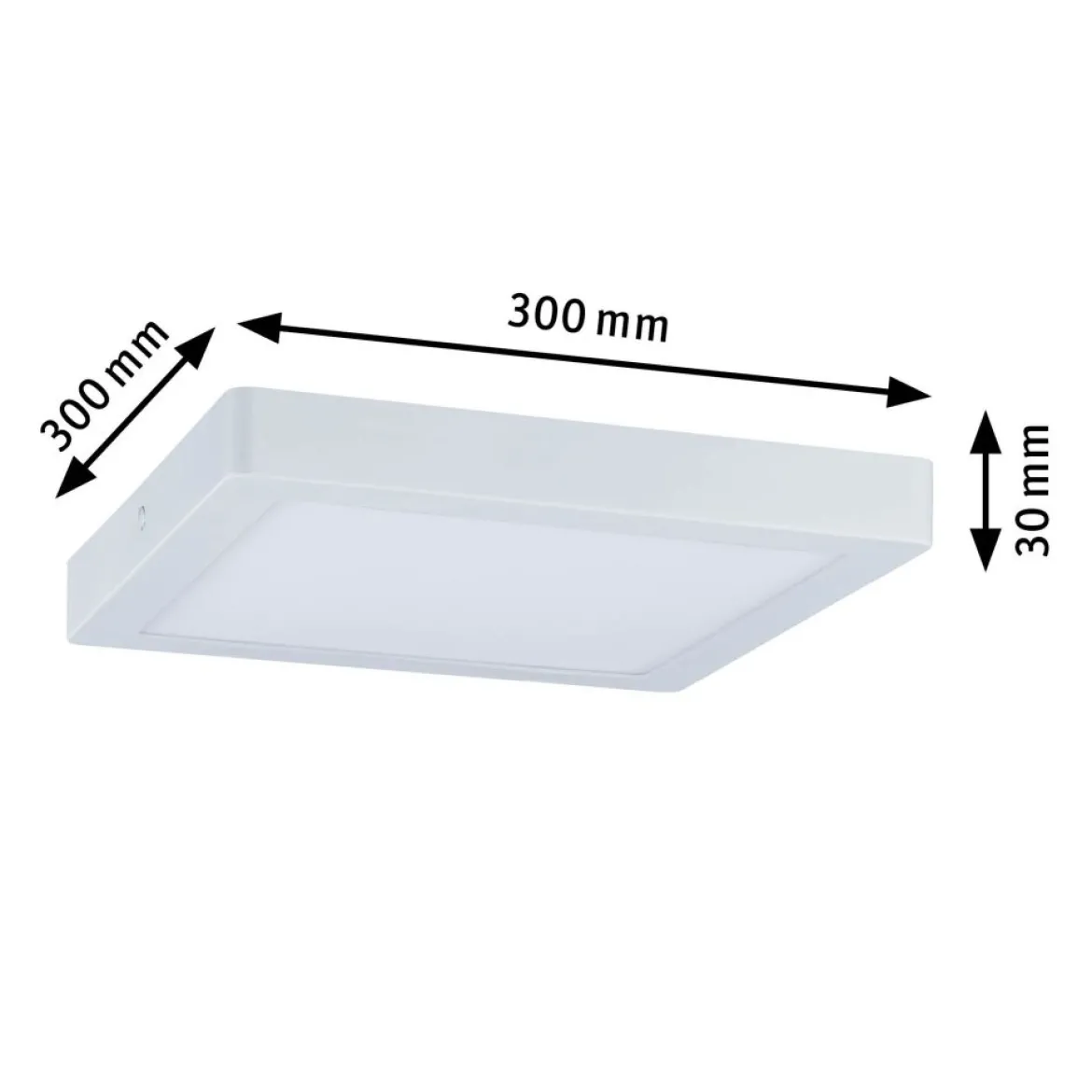 Paulmann 71022 LED Panel Abia eckig 300x300mm 4000K weiß