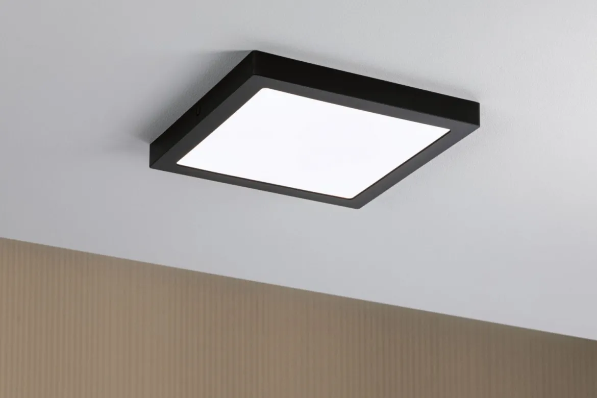 Paulmann 71026 LED Panel Abia eckig 300x300mm 4000K schwarz