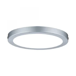 Paulmann 70933 LED Panel Atria rund 220mm Chrom matt 4000K