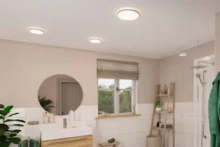 Paulmann 71033 LED Panel Atria Shine Backlight rund 4000K Holzoptik 293mm