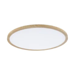Paulmann 71034 LED Panel Atria Shine Backlight rund 4000K Holzoptik 420mm