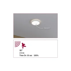 Paulmann 71183 LED Panel Atria Shine Backlight Bewegungsmelder 190mm 4000K IP44 Weiß