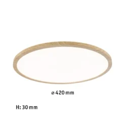Paulmann 71029 LED Panel Atria Shine Backlight 420mm 3000K Holzoptik