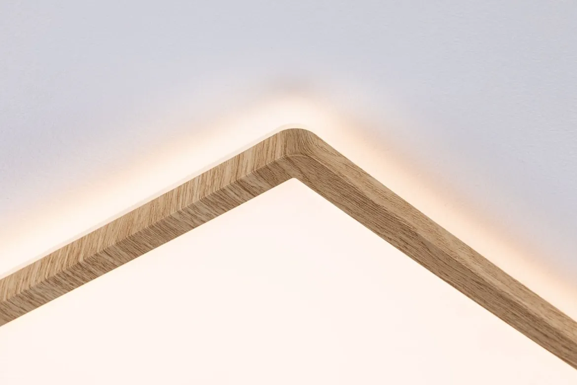 Paulmann 71030 LED Panel Atria Shine Backlight 293x293mm 3000K Holzoptik