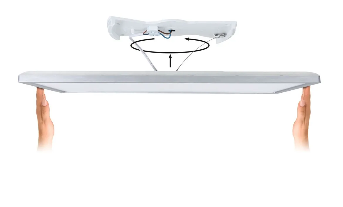 Paulmann 71030 LED Panel Atria Shine Backlight 293x293mm 3000K Holzoptik