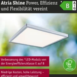 Paulmann 71273 LED Panel Atria Shine 298x298mm 3000-6500K Chrom matt IP44