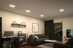 Paulmann 71014 LED Panel Atria Shine 190x190mm 4000K Schwarz