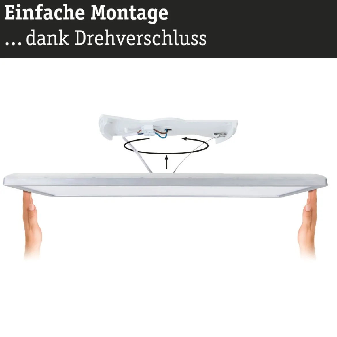 Paulmann 71310 LED Panel Atria Shine 560x200mm 3000-6500K Weiß IP44