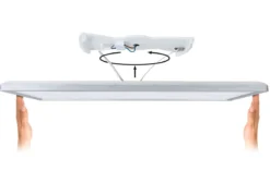 Paulmann 79925 LED Panel Atria Shine 580x200mm 3000K Weiß