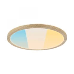 Paulmann 71277 LED Panel Atria Shine 298mm 3000-6500K Holzoptik IP44