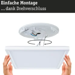 Paulmann 71255 LED Panel Atria Shine 298x298mm 3000-6500K Weiß IP44