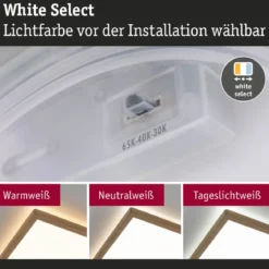Paulmann 71259 LED Panel Atria Shine 298x298mm 3000-6500K Holzoptik IP44