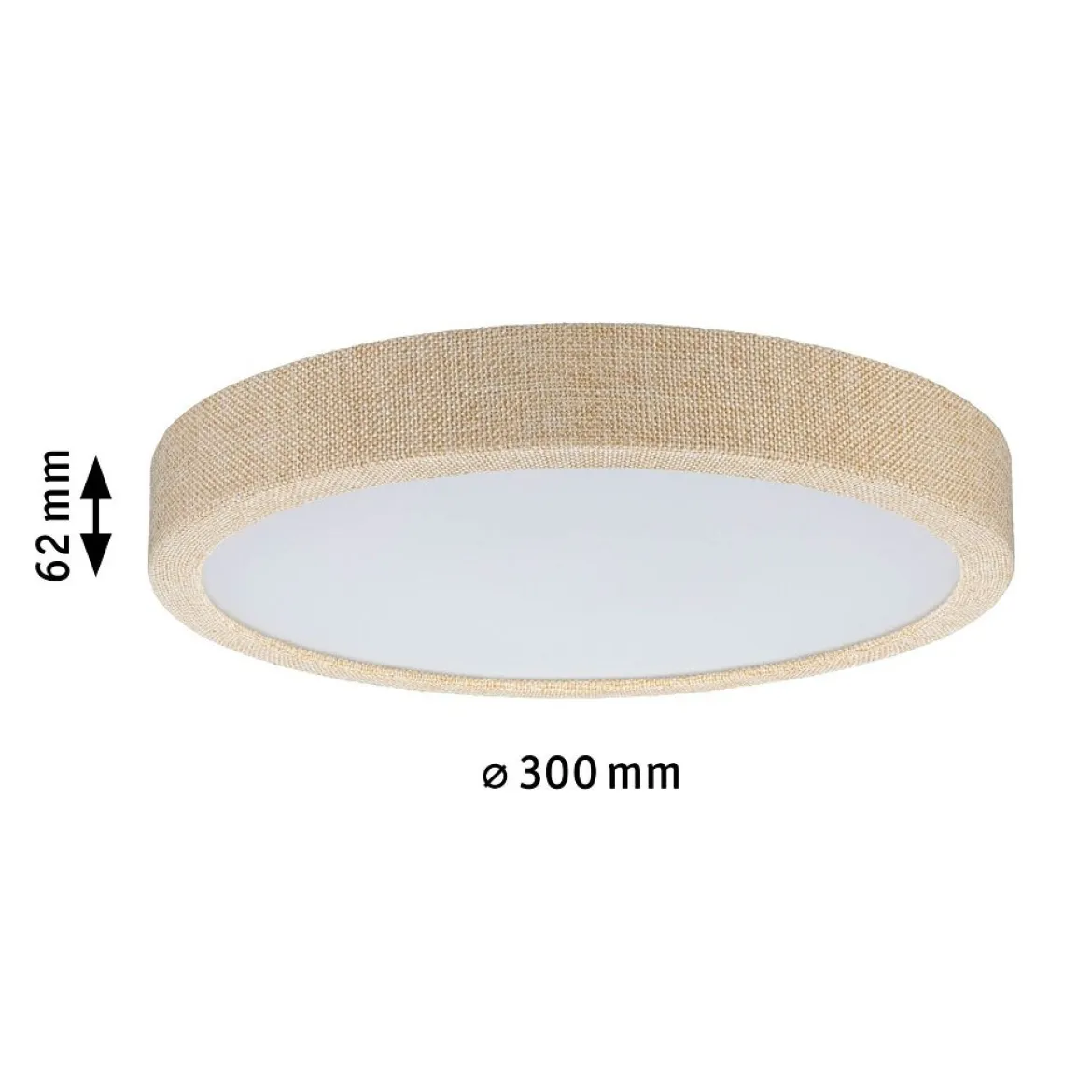 Paulmann 71052 LED Panel Cosara rund 300mm Beige 3000K IP44