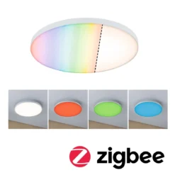 Paulmann 79897 LED Panel Smart Home Zigbee Velora rund 400mm RGBW 3000K
