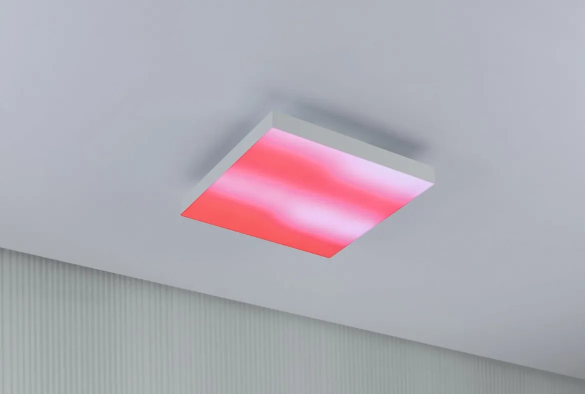 Paulmann 79904 LED Panel Velora Rainbow dynamicRGBW 295x295mm weiß