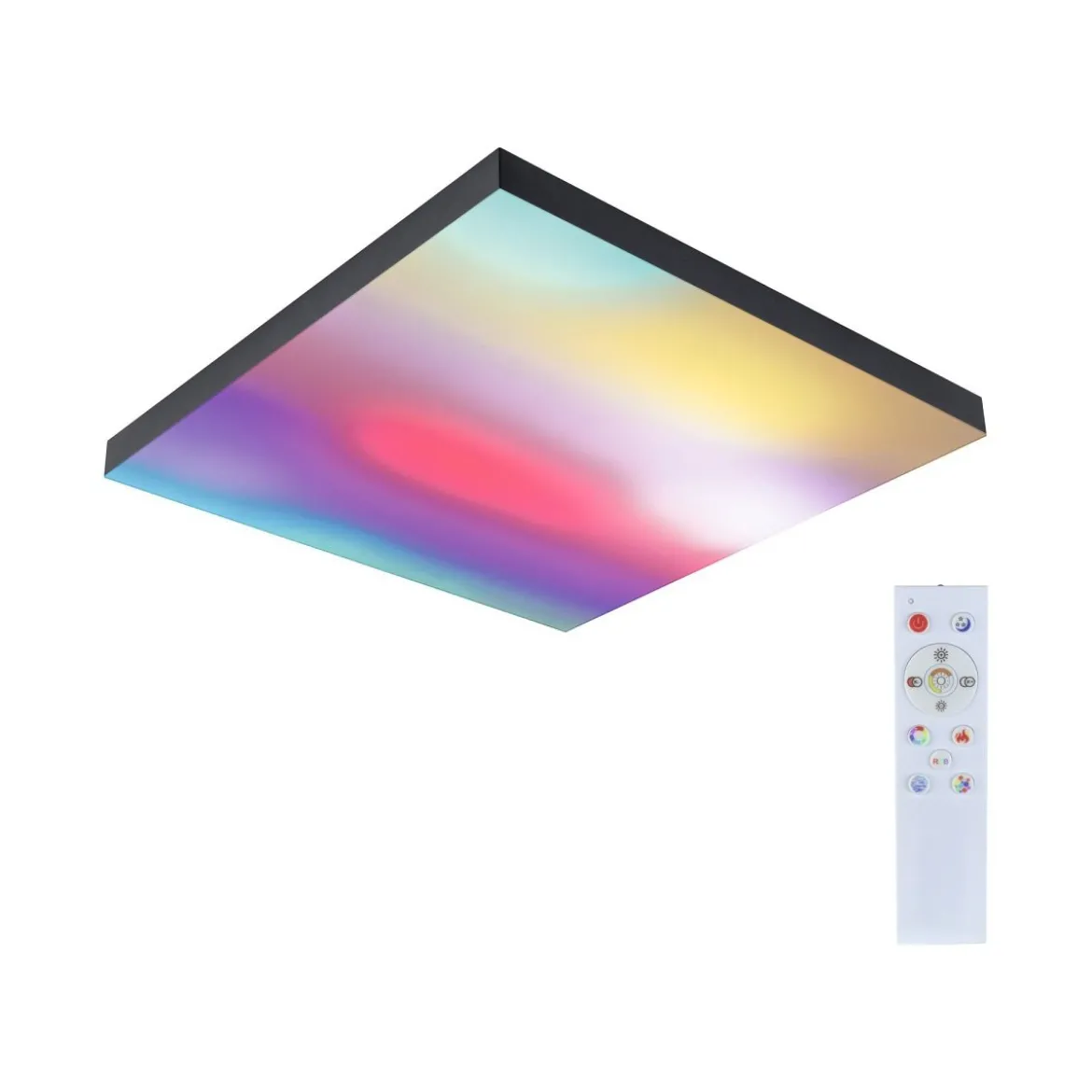 Paulmann 79908 LED Panel Velora Rainbow dynamicRGBW 450x450mm schwarz