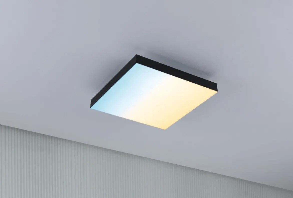 Paulmann 79907 LED Panel Velora Rainbow dynamicRGBW 295x295mm schwarz