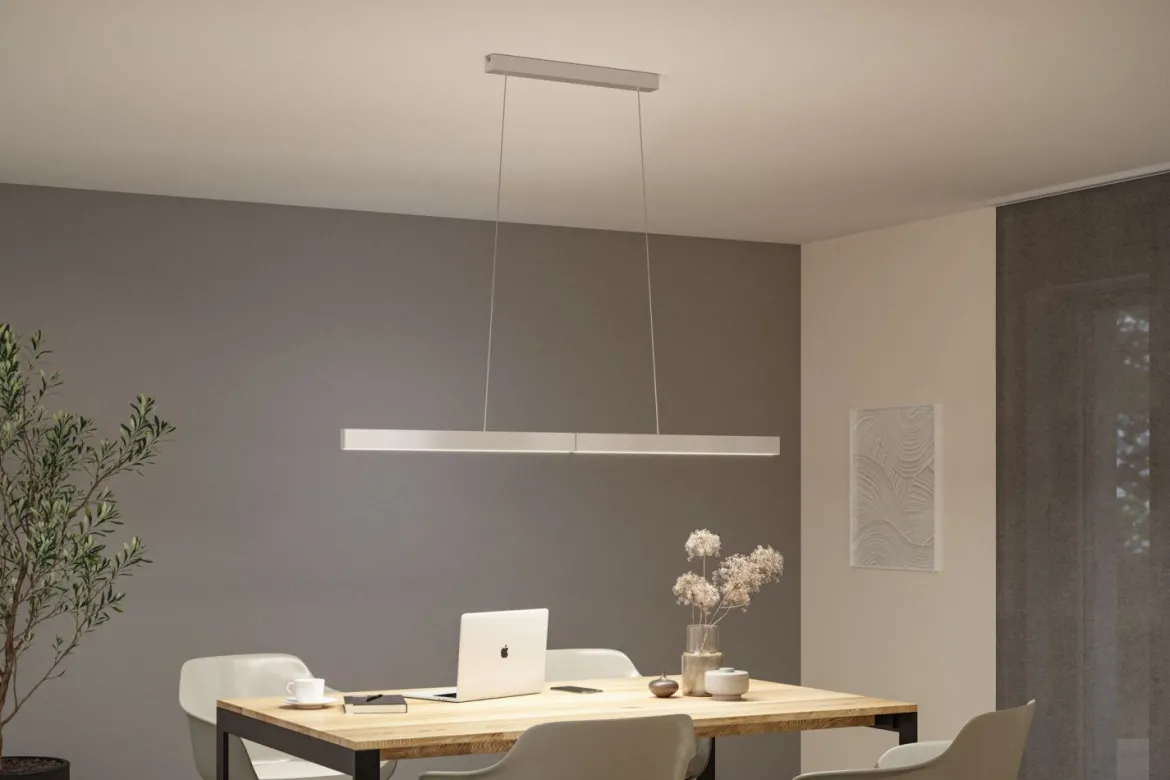 Paulmann 76988 LED Pendelleuchte Aptare Touchless Sensor 2700K Alu gebürstet dimmbar