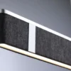 Paulmann 79985 LED Pendelleuchte Jagun 3-Step-Dim 2700K 2000lm Filz anthrazit