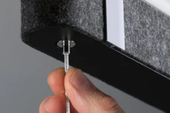 Paulmann 79985 LED Pendelleuchte Jagun 3-Step-Dim 2700K 2000lm Filz anthrazit