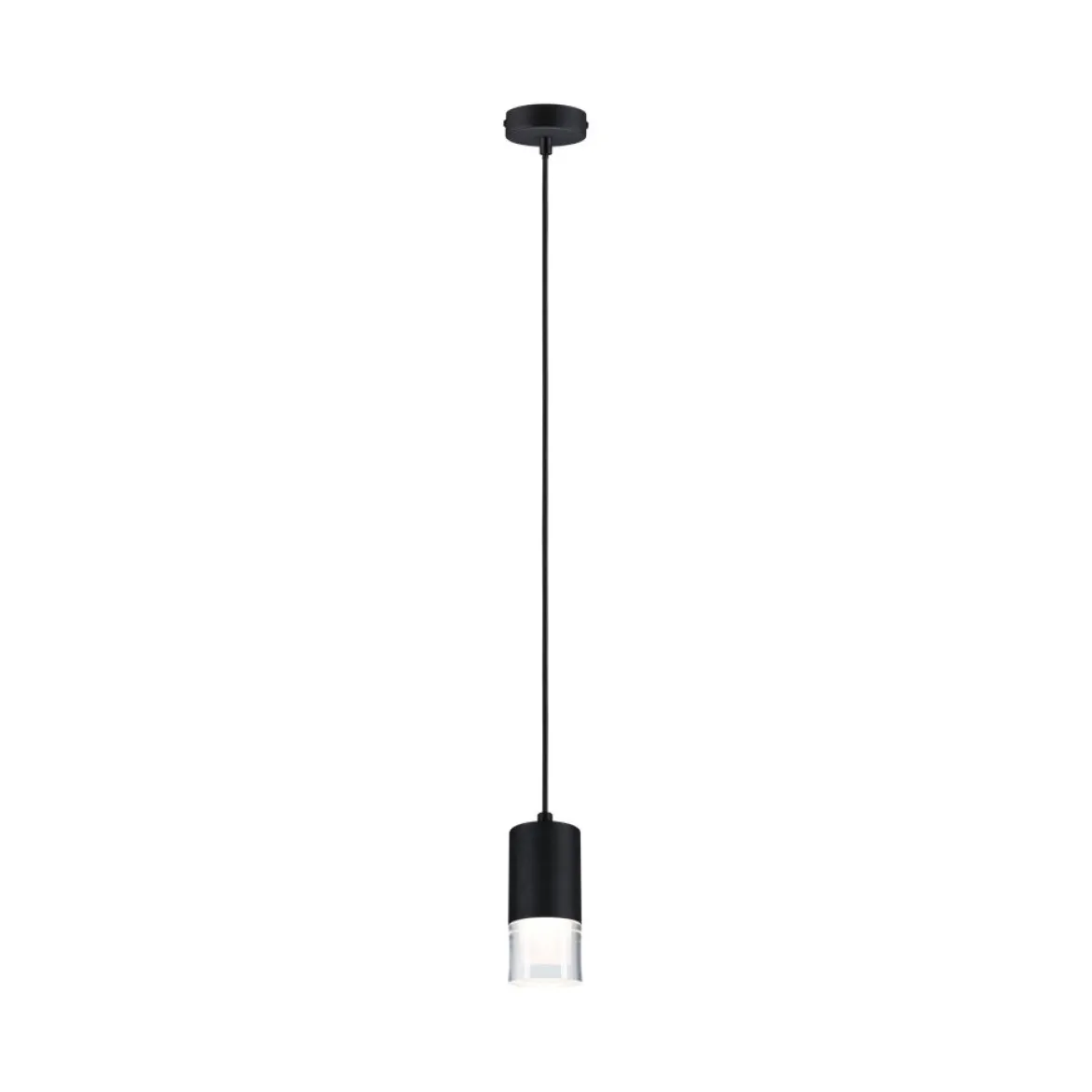 Paulmann 79997 LED Pendelleuchte Kame Schwarz 3-Step Dim IP44