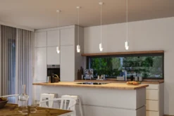 Paulmann 79998 LED Pendelleuchte Kame Weiß 3-Step Dim IP44