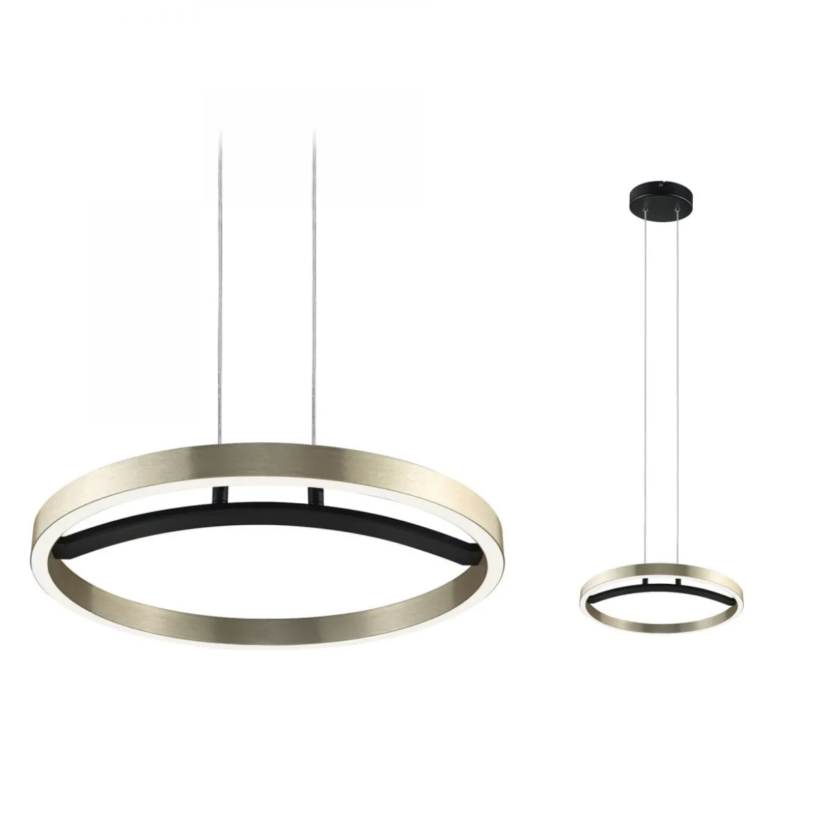 Paulmann 94928 LED Pendelleuchte Melira 2700K 3-Step-Dim Schwarz Gold