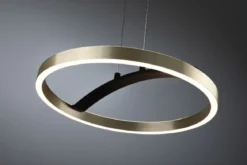 Paulmann 94928 LED Pendelleuchte Melira 2700K 3-Step-Dim Schwarz Gold