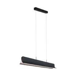 Paulmann 79982 LED Pendelleuchte Noyan 3-Step-Dim 2700K 2000lm Filz anthrazit