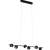 Paulmann 79773 LED Pendelleuchte Puric Pane 6-flammig schwarz 3-Step Dim