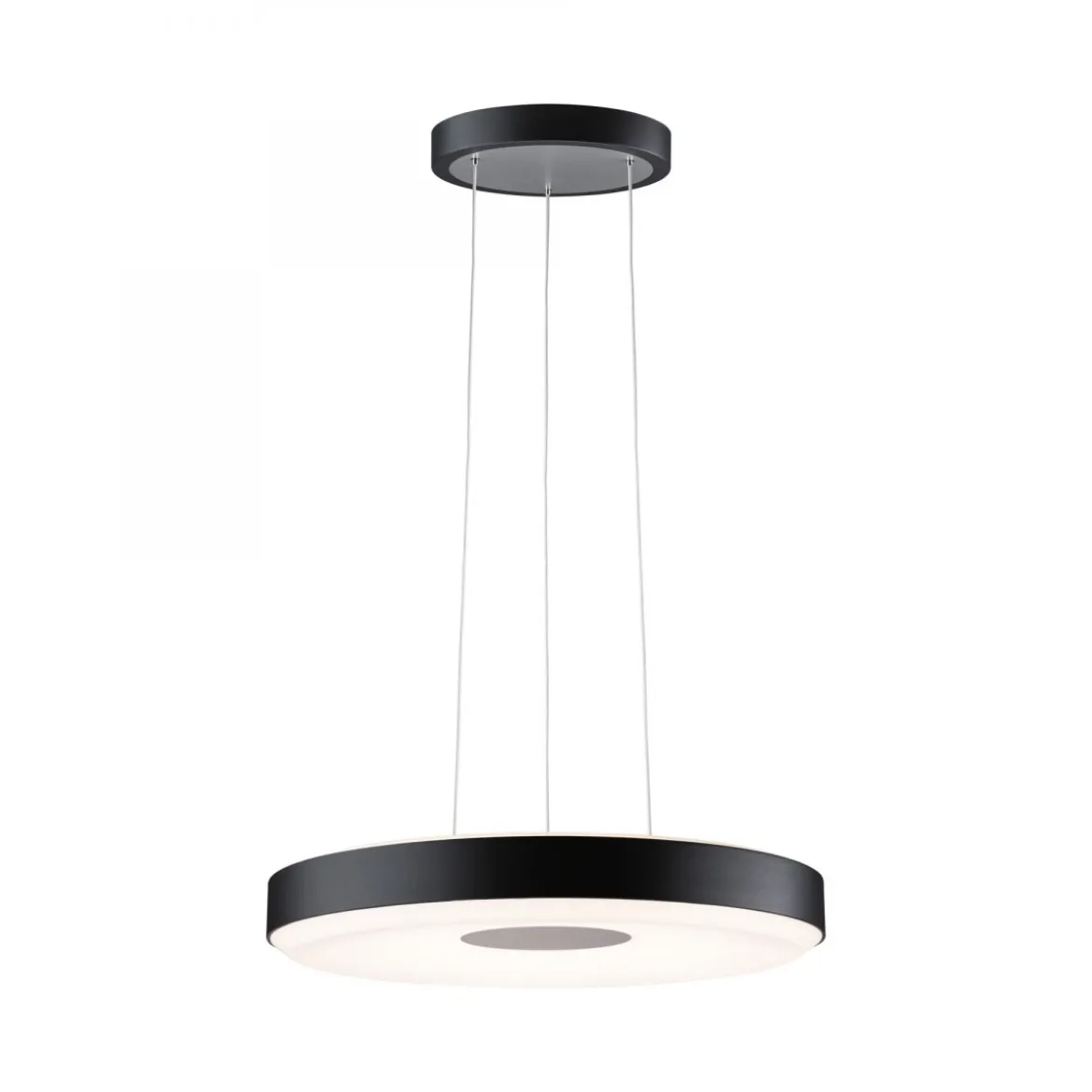 Paulmann 79517 LED Pendelleuchte Puric Pane 400mm 2700K Schwarz Grau dimmbar
