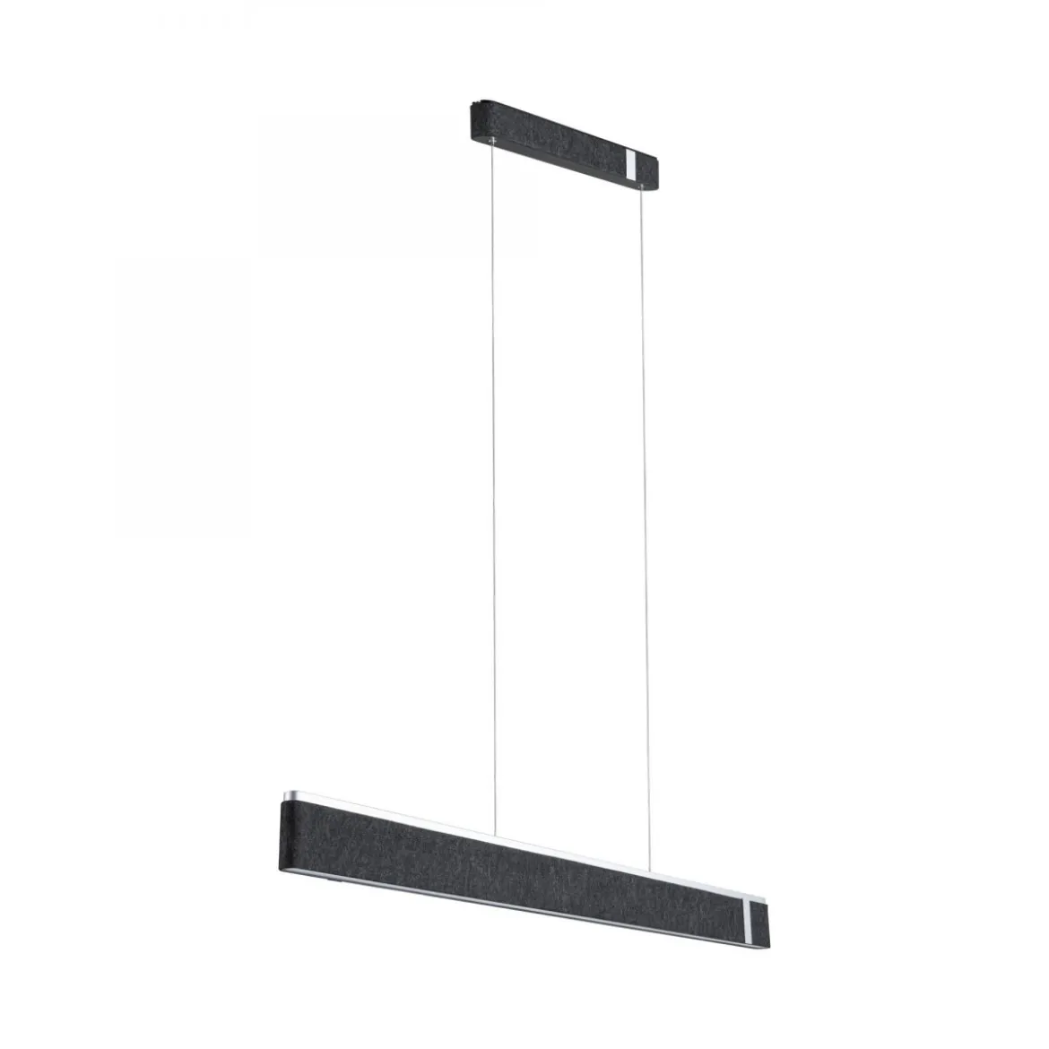 Paulmann 79995 LED Pendelleuchte Smart Home Zigbee Jagun Tunable White Filz anthrazit dimmbar