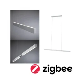 Paulmann 78025 LED Pendelleuchte SmartHome Zigbee Aptare RGBW ausziehbar Alu gebürstet