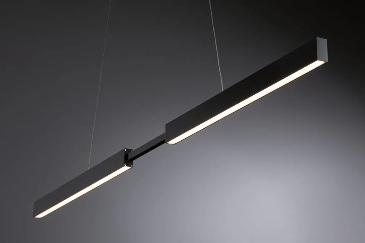 Paulmann 79888 LED Pendelleuchte SmartHome Zigbee Aptare ausziehbar schwarz