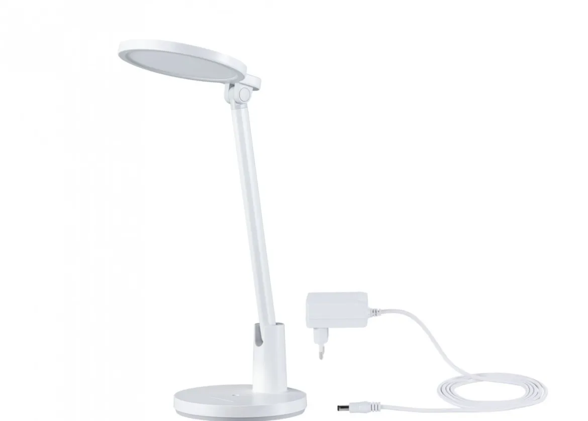 Paulmann 78016 LED Schreibtischleuchte Darba Weiß 4000K dimmbar