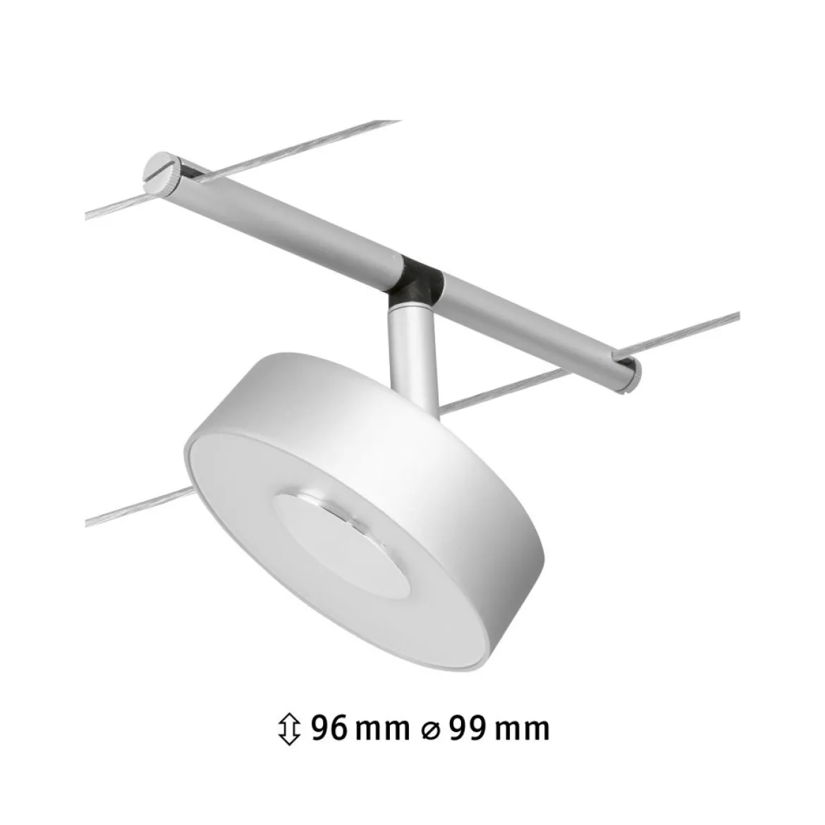 Paulmann 94476 LED Seilsystem Spot Circle 12V 3000K Chrom matt Chrom