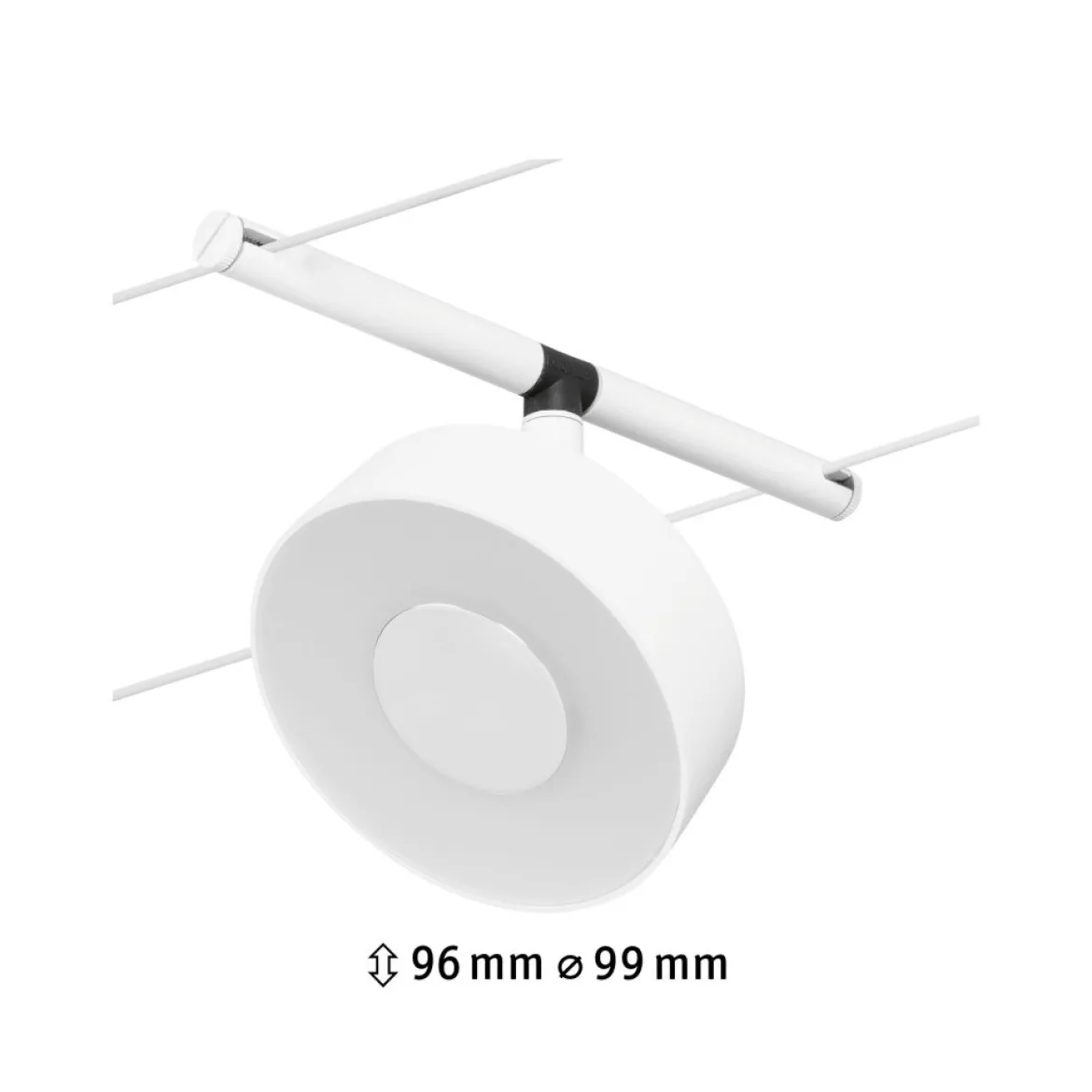 Paulmann 94478 LED Seilsystem Spot Circle 12V 3000K Weiß Chrom