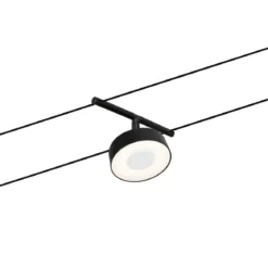 Paulmann 94480 LED Seilsystem Spot Circle 12V 3000K Schwarz Chrom