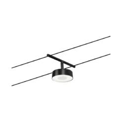 Paulmann 94480 LED Seilsystem Spot Circle 12V 3000K Schwarz Chrom