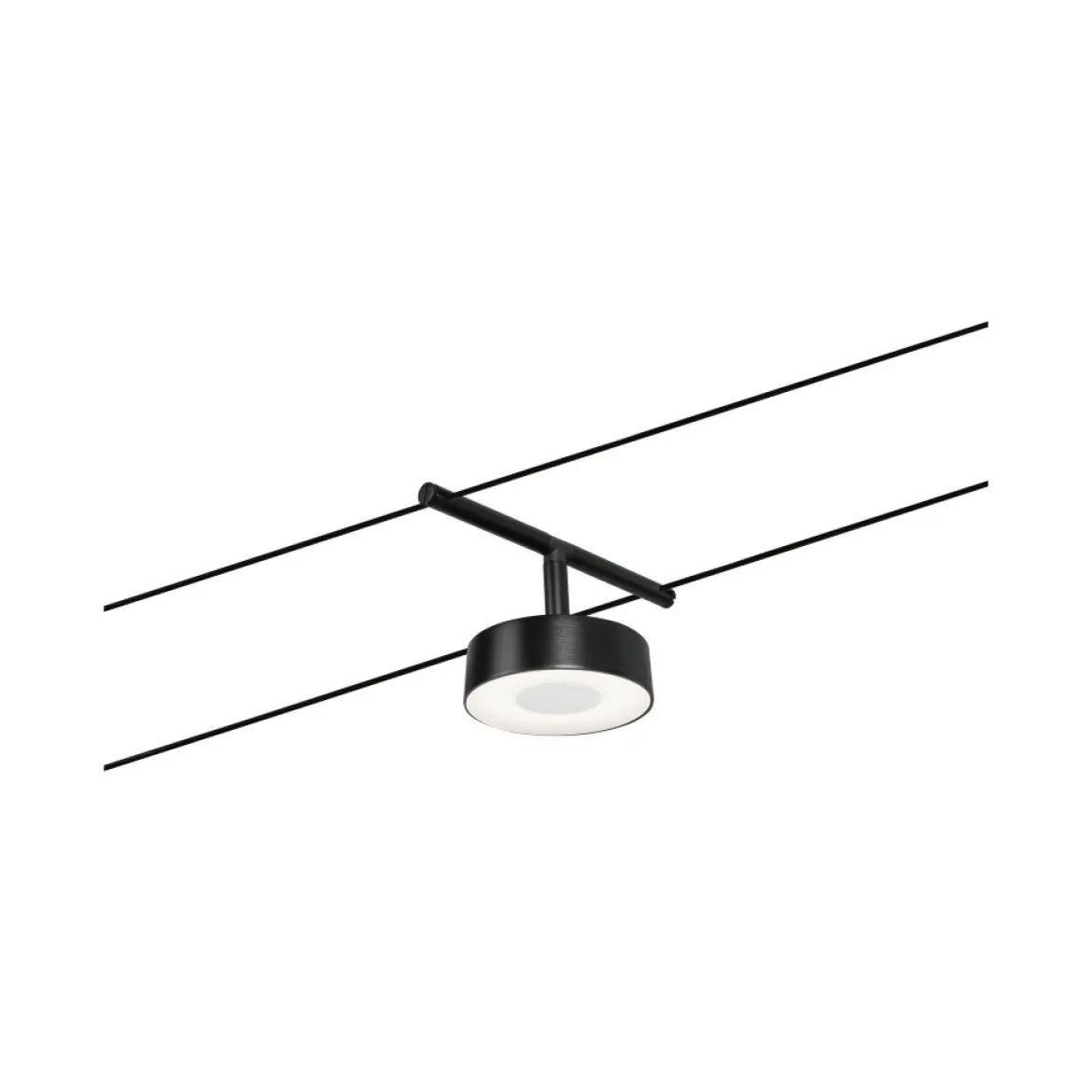 Paulmann 94480 LED Seilsystem Spot Circle 12V 3000K Schwarz Chrom