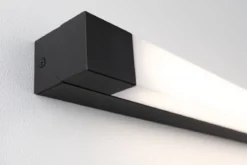 Paulmann 71215 LED Spiegelleuchte Quasar 70cm 3000K Schwarz IP44