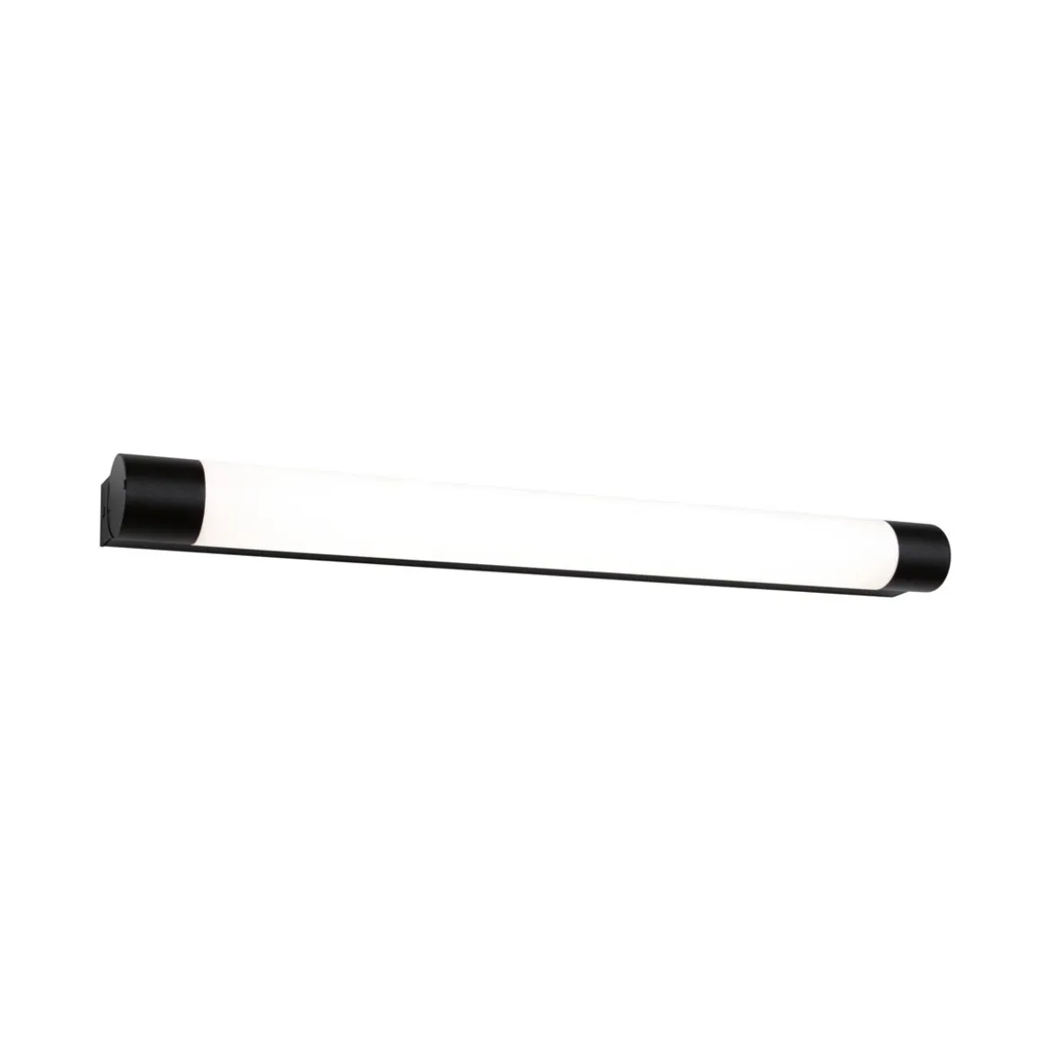 Paulmann 71214 LED Spiegelleuchte Orgon Steckdose 70cm 3000K Schwarz IP44