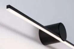 Paulmann 75410 LED Spiegelleuchte Sava 30cm 3000K Schwarz IP44