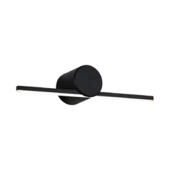 Paulmann 75410 LED Spiegelleuchte Sava 30cm 3000K Schwarz IP44