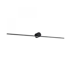 Paulmann 75412 LED Spiegelleuchte Sava 90cm 3000K Schwarz IP44