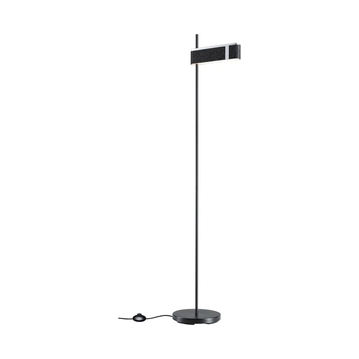 Paulmann 79988 LED Stehleuchte Jagun 3-Step-Dim 2700K 1250lm Filz anthrazit