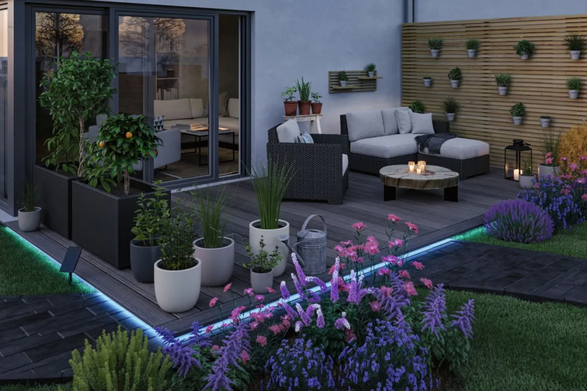 Paulmann 71196 LED Stripe Solar mit Fernbedienung 10m IP44 RGB dimmbar