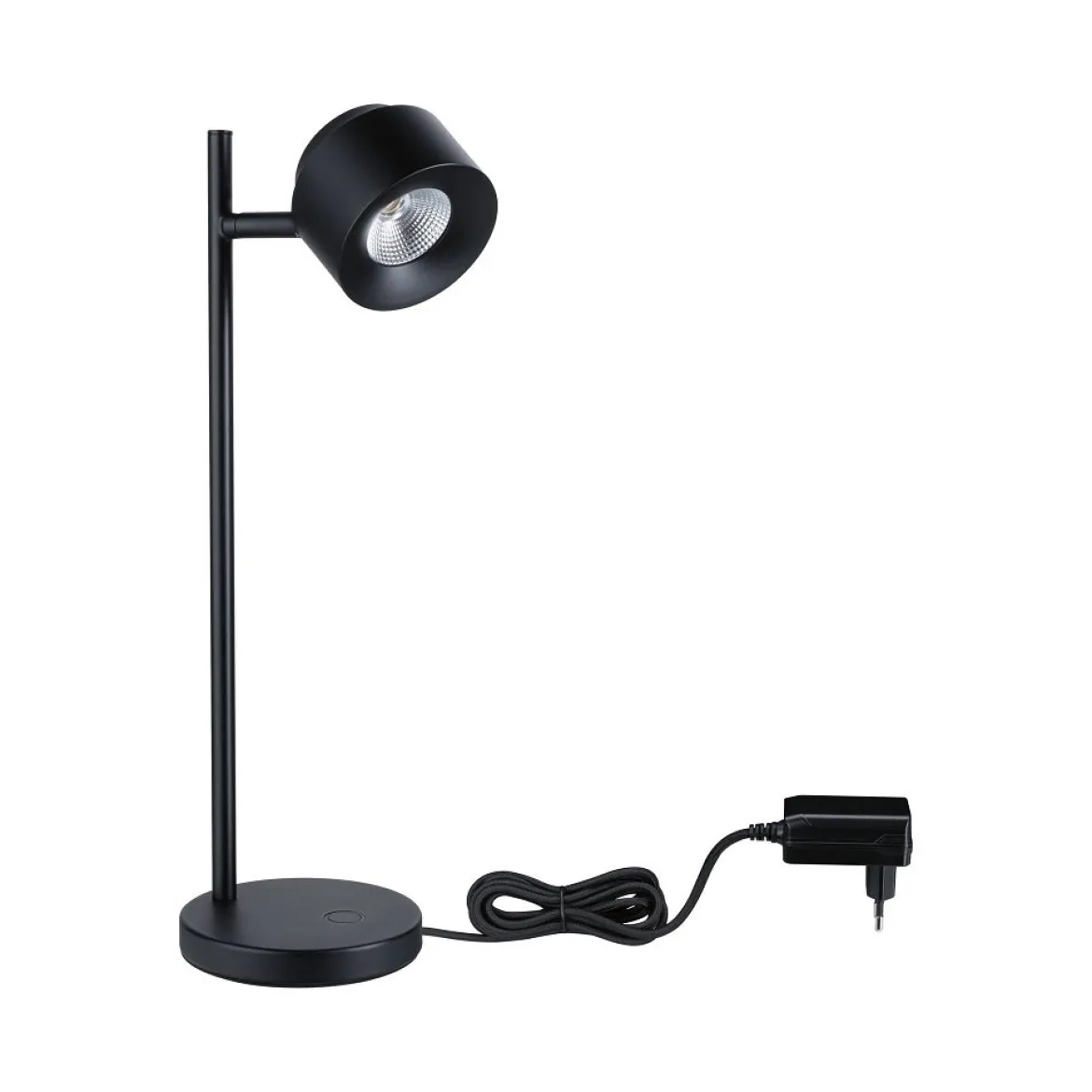 Paulmann 79777 LED Tischleuchte Puric Pane 40cm 2700K Schwarz dimmbar
