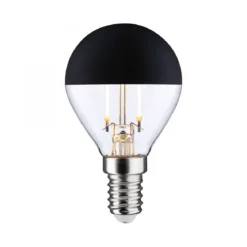 Paulmann 29263 LED Tropfen Kopfspiegel Schwarzmatt 250lm E14 warmweiß